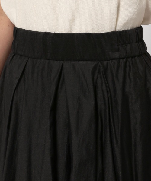 Elura（エルーラ）の「シアー艶フレアスカート/127433（スカート・レディース・ライトベージュ/ブラック/ライトグレー・FREE/FREE(S)）」の22枚目の写真