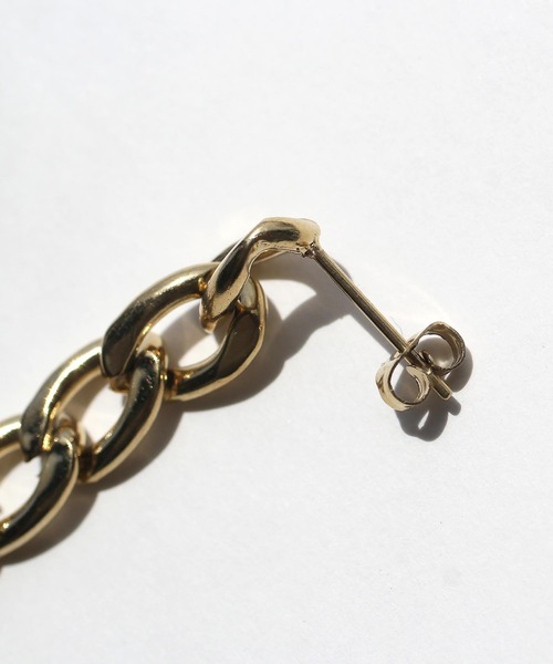 abaskdesign(アバスクデザイン)の「金属アレルギー対応 ポイントカラーチェーンステンレスピアス(ピアス(両耳用)・レディース・クリア/ブラック/グリーン・FREE)」の18枚目の写真