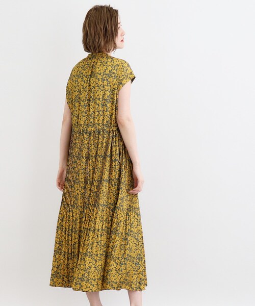 grove（グローブ）の「◆シャーリングプリーツワンピース（ワンピース・レディース・ネイビー/ブラック系/モスグリーン系・01/02/03/04/05）」の15枚目の写真