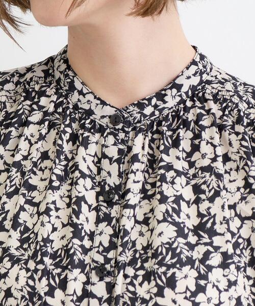 grove（グローブ）の「◆シャーリングプリーツワンピース（ワンピース・レディース・ネイビー/ブラック系/モスグリーン系・01/02/03/04/05）」の6枚目の写真