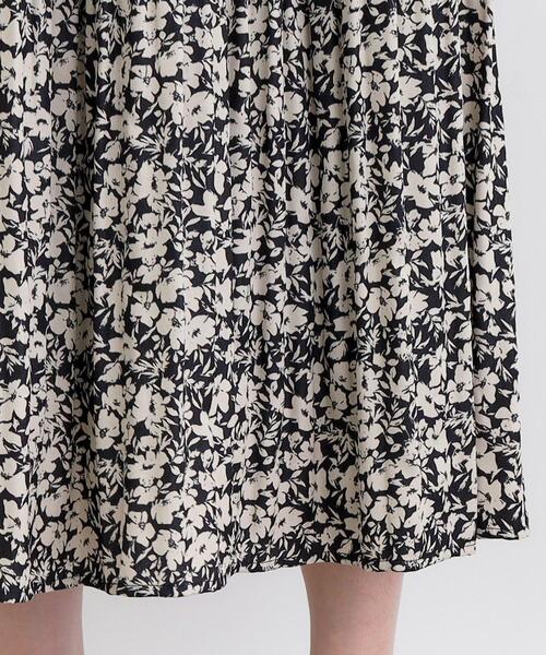 grove（グローブ）の「◆シャーリングプリーツワンピース（ワンピース・レディース・ネイビー/ブラック系/モスグリーン系・01/02/03/04/05）」の4枚目の写真