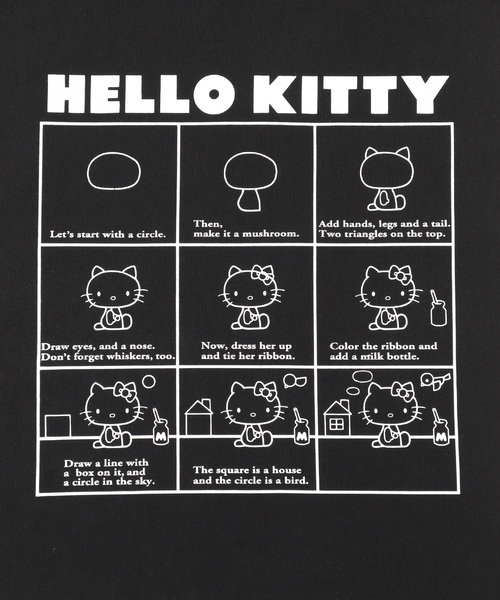 sanrio(サンリオ)の「Hello Kitty/ハローキティ 別注 トートバッグ2(トートバッグ・レディース・ピンク/ブラック/ホワイト・FREE)」の11枚目の写真