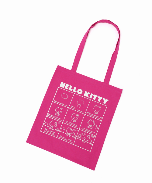 sanrio(サンリオ)の「Hello Kitty/ハローキティ 別注 トートバッグ2(トートバッグ・レディース・ピンク/ブラック/ホワイト・FREE)」の16枚目の写真