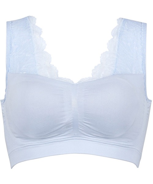 WING（ウイング）の「「ナイトアップブラ ルーム」　ブラジャー（ナイトブラ・レディース・ブルー/ブラック/サンドベージュ/ピンク/パープル/ナチュラル・M/LL/3L/L）」の13枚目の写真