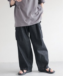 RAGEBLUE | DENIM CARGO PSNTS / デニムミリタリーカーゴパンツ/パラシュートパンツ(デニムパンツ)