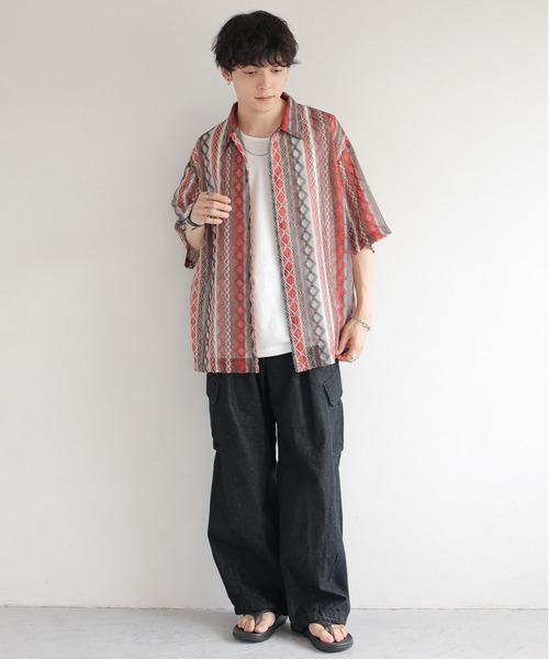 RAGEBLUE（レイジブルー）の「DENIM CARGO PANTS / デニムミリタリーカーゴパンツ/パラシュートパンツ（デニムパンツ・メンズ・ダークグレー/グレー/ブルー/ブルー系その他/ブルー系その他2・SMALL/MEDIUM/LARGE）」の17枚目の写真