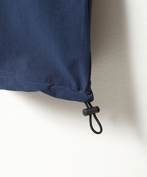 TIMELY WARNING（タイムリーワーニング）の「【TIMELY WARNING】ナイロンテック ワンポイント 刺繍 Tシャツ（Tシャツ/カットソー・メンズ・ブラック/カーキ/ネイビー・MEDIUM/LARGE/X-LARGE）」の7枚目の写真