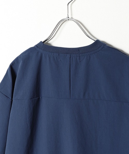 TIMELY WARNING（タイムリーワーニング）の「【TIMELY WARNING】ナイロンテック ワンポイント 刺繍 Tシャツ（Tシャツ/カットソー・メンズ・ブラック/カーキ/ネイビー・MEDIUM/LARGE/X-LARGE）」の9枚目の写真