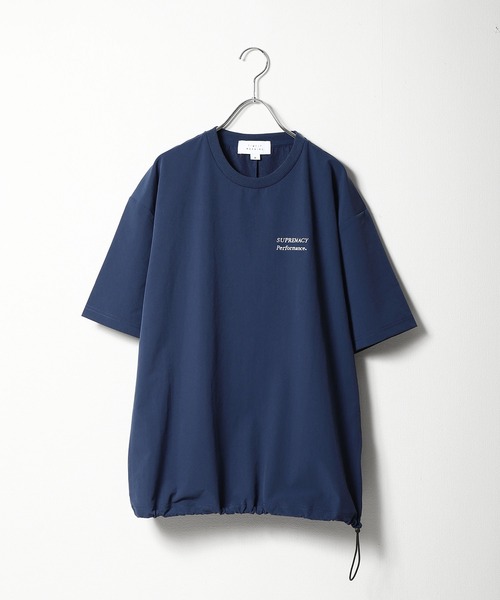 TIMELY WARNING（タイムリーワーニング）の「【TIMELY WARNING】ナイロンテック ワンポイント 刺繍 Tシャツ（Tシャツ/カットソー・メンズ・ブラック/カーキ/ネイビー・MEDIUM/LARGE/X-LARGE）」の11枚目の写真