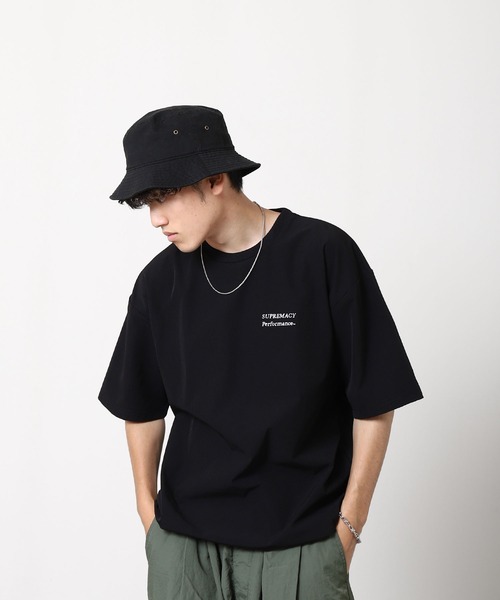 TIMELY WARNING（タイムリーワーニング）の「【TIMELY WARNING】ナイロンテック ワンポイント 刺繍 Tシャツ（Tシャツ/カットソー・メンズ・ブラック/カーキ/ネイビー・MEDIUM/LARGE/X-LARGE）」の21枚目の写真