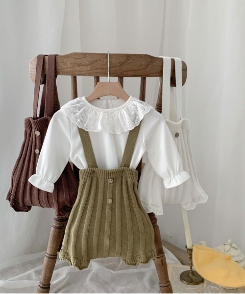 Bambin（ボンバン）の「【 Bambin / ボンバン 】 ワイドリブ ニット