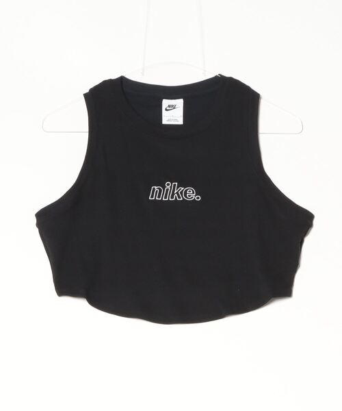 NIKE（ナイキ）の「ナイキ NIKE ナイキ  NSW リブ クロップ タンク トップ OPP1（タンクトップ・レディース・ブラック/グレー/ピンク・M/L）」の12枚目の写真