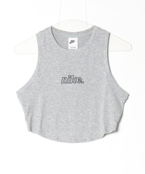 NIKE（ナイキ）の「ナイキ NIKE ナイキ  NSW リブ クロップ タンク トップ OPP1（タンクトップ・レディース・ブラック/グレー/ピンク・M/L）」の13枚目の写真