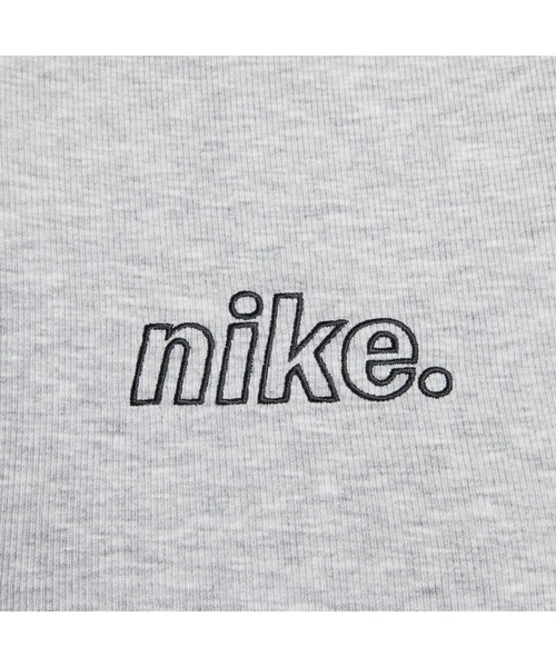 NIKE（ナイキ）の「ナイキ NIKE ナイキ  NSW リブ クロップ タンク トップ OPP1（タンクトップ・レディース・ブラック/グレー/ピンク・M/L）」の9枚目の写真