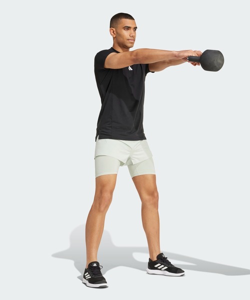adidas（アディダス）の「HEAT. RDY 2 in 1 HIITショーツ