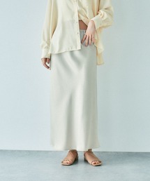 LEPSIM | ストレッチサテンスカート2　133636(スカート)
