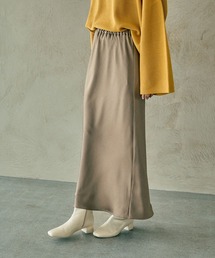 LEPSIM | ストレッチサテンスカート2　133636(スカート)