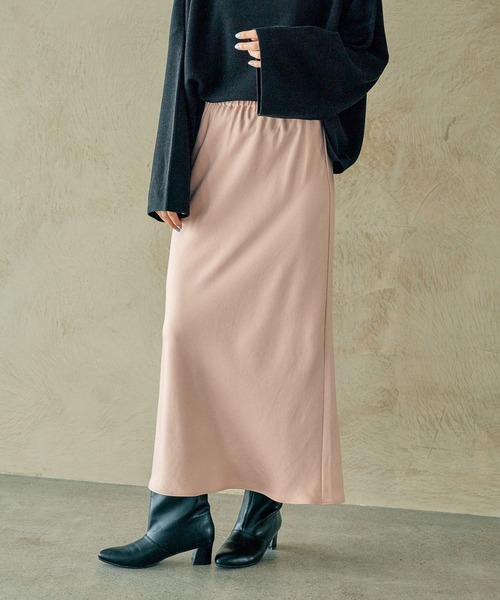 LEPSIM（レプシィム）の「ストレッチサテンスカート2 133636（スカート