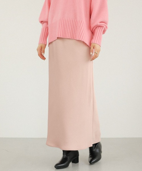 ストレッチサテンスカート2 133636（スカート）｜LEPSIM（レプシィム