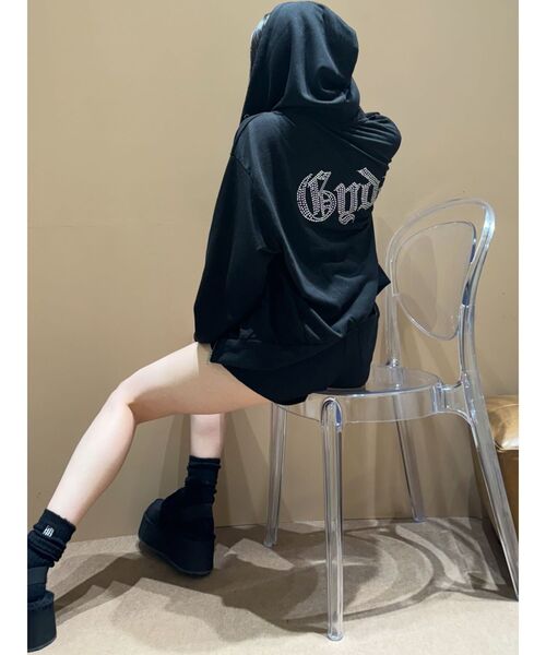 ラインストーンGYDAラメショートパンツ[品番：MKSW0059790