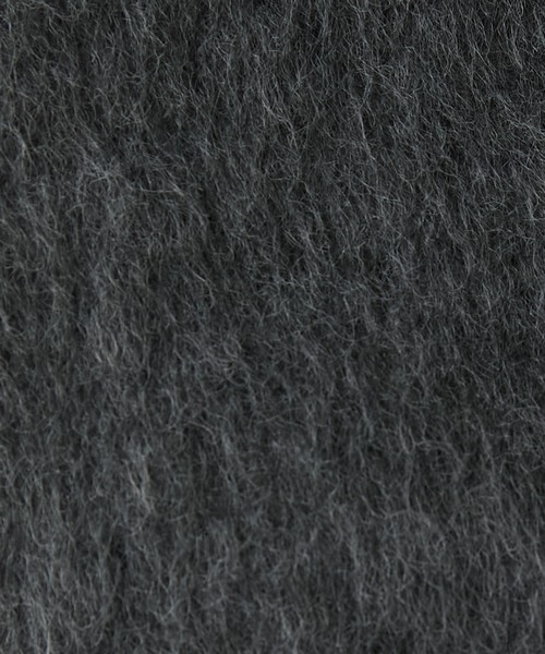 BONLECILL（ボンルシール）の「2wayシャギー×キルト切替スタンドネックコート（ステンカラーコート・レディース・アイボリー/カーキ/チャコールグレー/モカ/ブラック・FREE）」の19枚目の写真