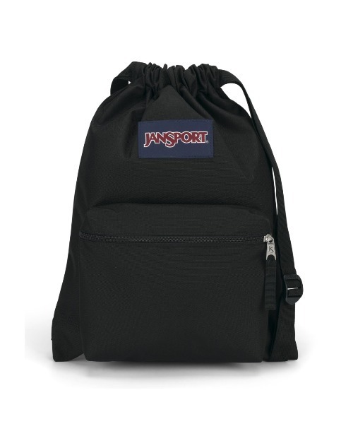JANSPORT(ジャンスポーツ)の「JANSPORT DRAW SACK(ジャンスポーツ ドローサック)(バックパック/リュック・レディース・ブラック/ネイビー/レッド系・FREE)」の2枚目の写真