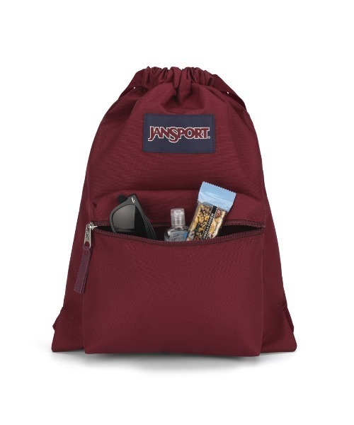 JANSPORT(ジャンスポーツ)の「JANSPORT DRAW SACK(ジャンスポーツ ドローサック)(バックパック/リュック・レディース・ブラック/ネイビー/レッド系・FREE)」の16枚目の写真
