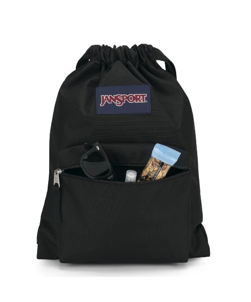 JANSPORT(ジャンスポーツ)の「JANSPORT DRAW SACK(ジャンスポーツ ドローサック)(バックパック/リュック・レディース・ブラック/ネイビー/レッド系・FREE)」の5枚目の写真