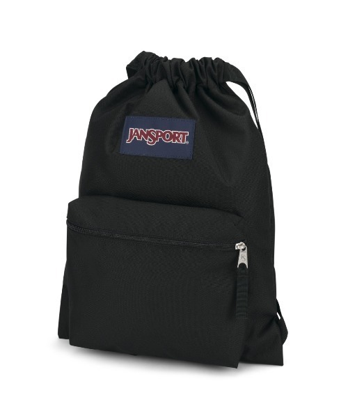 JANSPORT(ジャンスポーツ)の「JANSPORT DRAW SACK(ジャンスポーツ ドローサック)(バックパック/リュック・レディース・ブラック/ネイビー/レッド系・FREE)」の8枚目の写真
