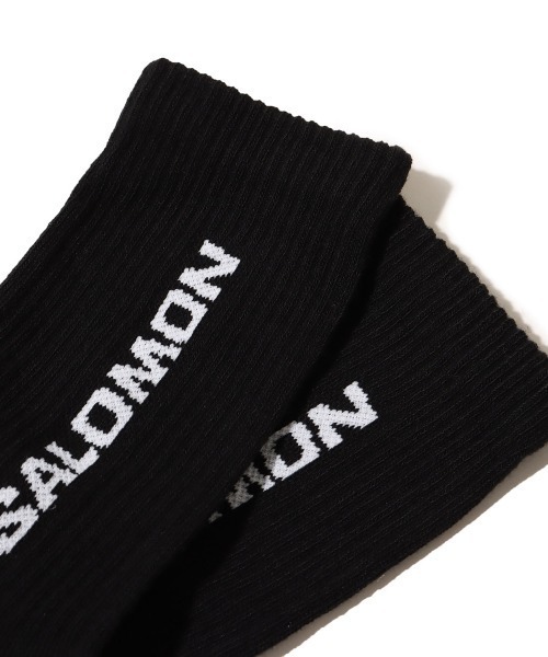 SALOMON（サロモン）の「SALOMON EVERYDAY CREW 3-PACK / サロモン エブリデイ クルー 3-パック（ソックス/靴下・メンズ・ブラック・S/M/L）」の4枚目の写真