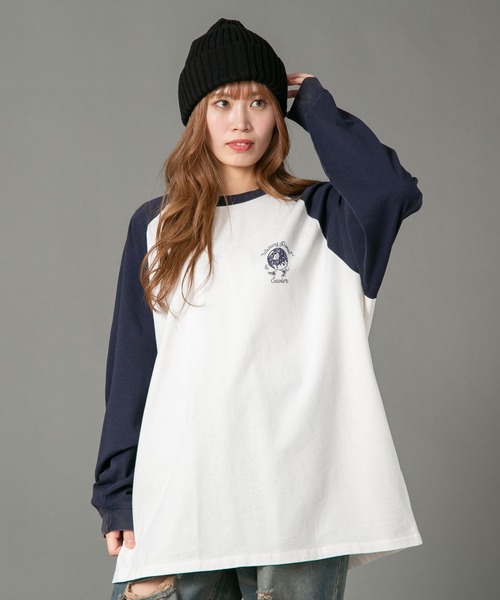 【SAVIER/サビアー】 ルーズフィットラグランロンT（Tシャツ/カットソー）｜LB/S （エルビーエス）