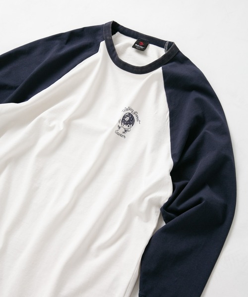 LB/S （エルビーエス）の「【SAVIER/サビアー】 ルーズフィットラグランロンT（Tシャツ/カットソー・メンズ・ブラック/ネイビー・MEDIUM/LARGE）」の16枚目の写真