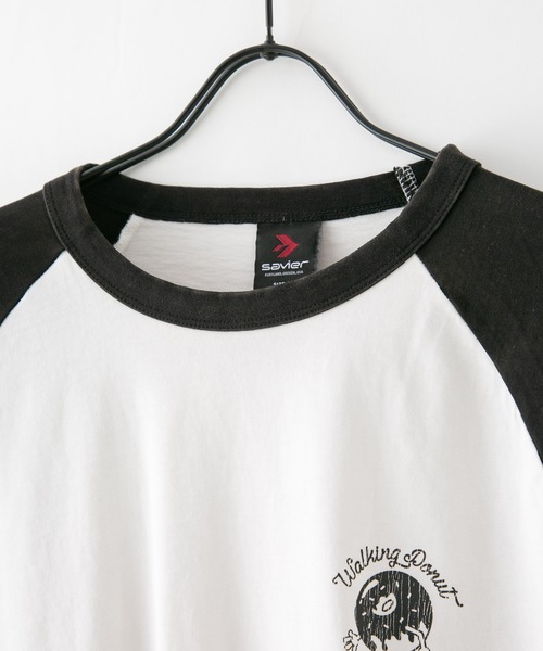 LB/S （エルビーエス）の「【SAVIER/サビアー】 ルーズフィットラグランロンT（Tシャツ/カットソー・メンズ・ブラック/ネイビー・MEDIUM/LARGE）」の18枚目の写真