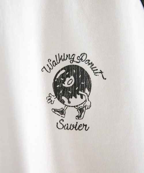 LB/S （エルビーエス）の「【SAVIER/サビアー】 ルーズフィットラグランロンT（Tシャツ/カットソー・メンズ・ブラック/ネイビー・MEDIUM/LARGE）」の19枚目の写真