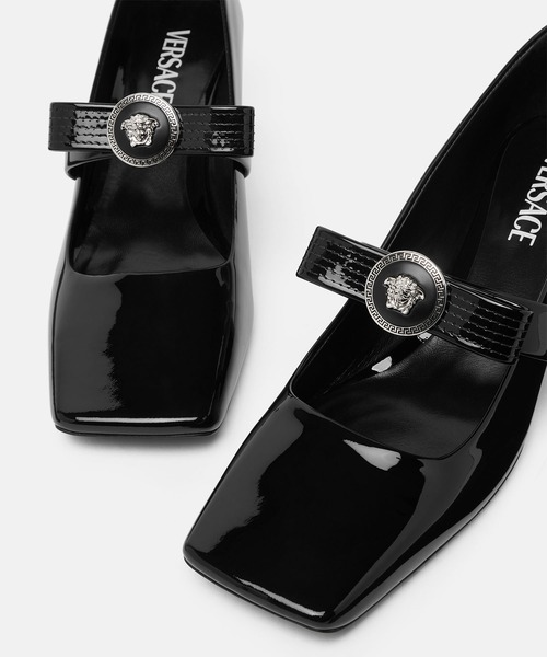 関税送料込★VERSACE ジャンニ リボン バレエシューズ レディース ジャンニリボンパンプス | ヴェルサーチェ 日本