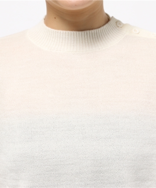 CIAOPANIC（チャオパニック）の「【Ciaopanic】　AC/WハイネックP/O（ニット/セーター・レディース・ホワイト/グレー/ネイビー/マスタード・FREE）」の8枚目の写真