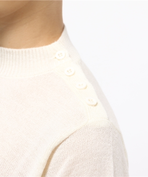 CIAOPANIC（チャオパニック）の「【Ciaopanic】　AC/WハイネックP/O（ニット/セーター・レディース・ホワイト/グレー/ネイビー/マスタード・FREE）」の10枚目の写真