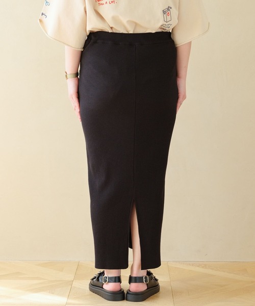 セール】【産前・産後対応】マタニティ／リブナロースカート 133328