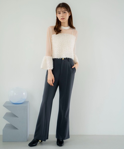 NOELA(ノエラ)の「セミフレア2WAYパンツ(その他パンツ・レディース・モカ/オフホワイト/チャコールグレー・S/M)」の15枚目の写真