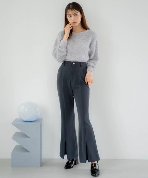 NOELA(ノエラ)の「セミフレア2WAYパンツ(その他パンツ・レディース・モカ/オフホワイト/チャコールグレー・S/M)」の16枚目の写真