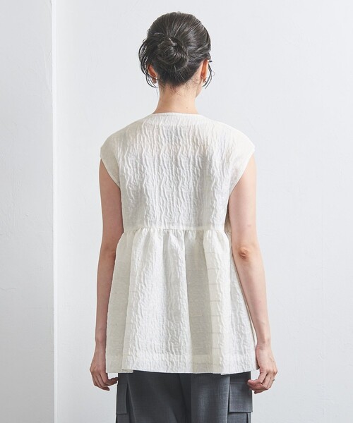 ま*ん様 新品タグ付き★UNITED ARROWS エアリードットジャカードベス エアリー ドットジャカード ベスト