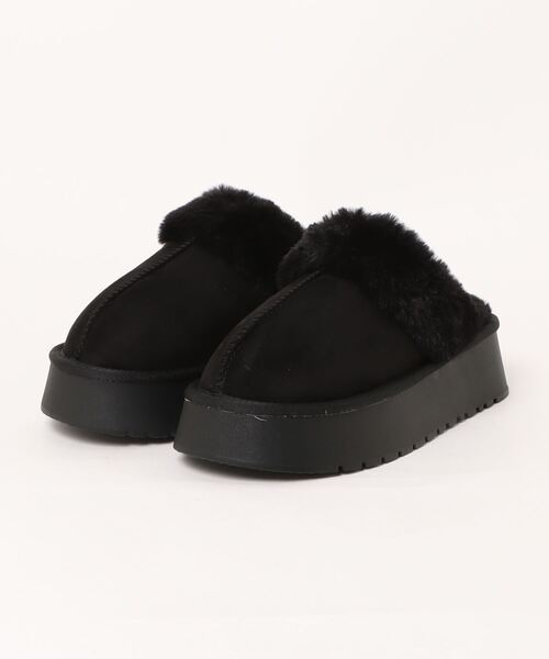 archives（アルシーヴ）の「ムートンバブーシュ（その他シューズ・レディース・ブラック/ベージュ・MEDIUM/LARGE）」の14枚目の写真