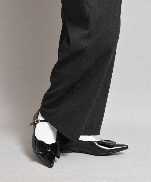 tukn.(トゥクン)の「リボンストラップパンプス バレエコア(パンプス・レディース・ブラック・M/L/S)」の16枚目の写真