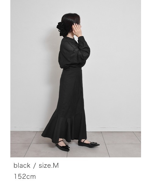 tukn.(トゥクン)の「リボンストラップパンプス バレエコア(パンプス・レディース・ブラック・M/L/S)」の4枚目の写真