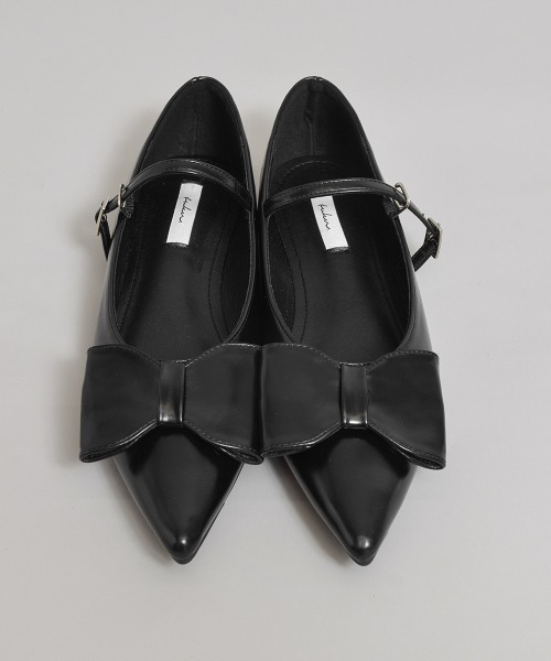 tukn.(トゥクン)の「リボンストラップパンプス バレエコア(パンプス・レディース・ブラック・M/L/S)」の7枚目の写真