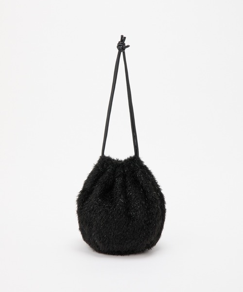 COLONY 2139（コロニートゥーワンスリーナイン）の「ラメシャギー巾着（ショルダーバッグ・レディース・ホワイト/ブラック・FREE）」の19枚目の写真