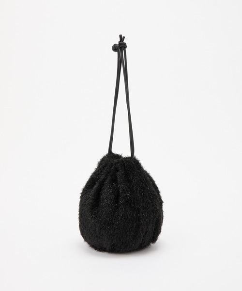 COLONY 2139（コロニートゥーワンスリーナイン）の「ラメシャギー巾着（ショルダーバッグ・レディース・ホワイト/ブラック・FREE）」の20枚目の写真