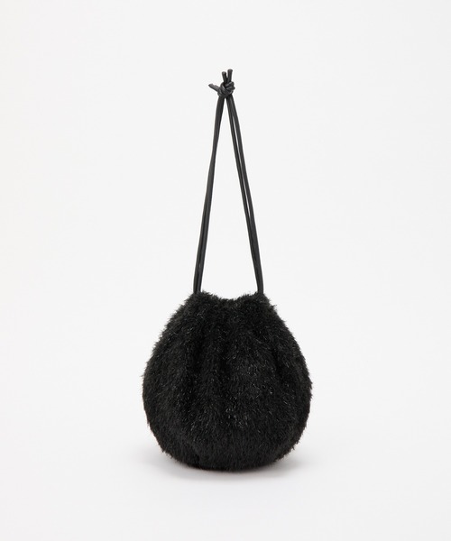 COLONY 2139（コロニートゥーワンスリーナイン）の「ラメシャギー巾着（ショルダーバッグ・レディース・ホワイト/ブラック・FREE）」の21枚目の写真