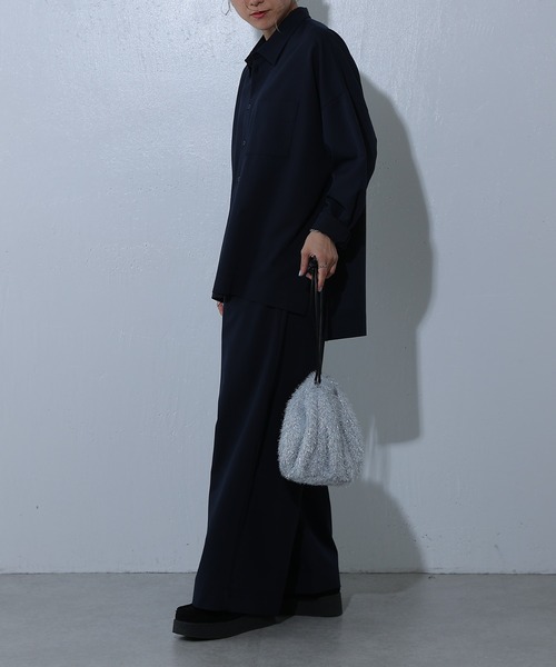 COLONY 2139（コロニートゥーワンスリーナイン）の「ラメシャギー巾着（ショルダーバッグ・レディース・ホワイト/ブラック・FREE）」の10枚目の写真