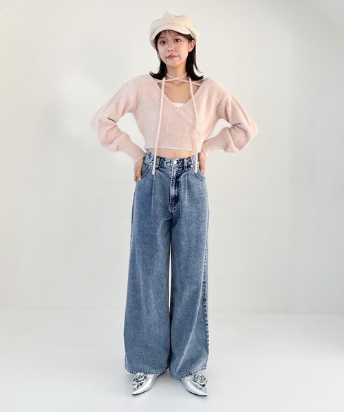 Heather（ヘザー）の「カシュクールニット 152280（ニット/セーター